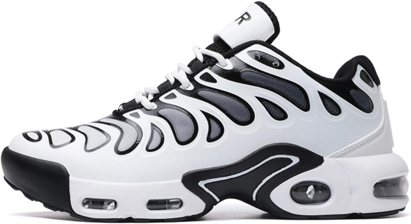 – Mens Trainers Running Fashion Shoes Air Cushion Casual Sneakers Walking Tennis Basketball Gym Athletic Sports Breathable Zapatos