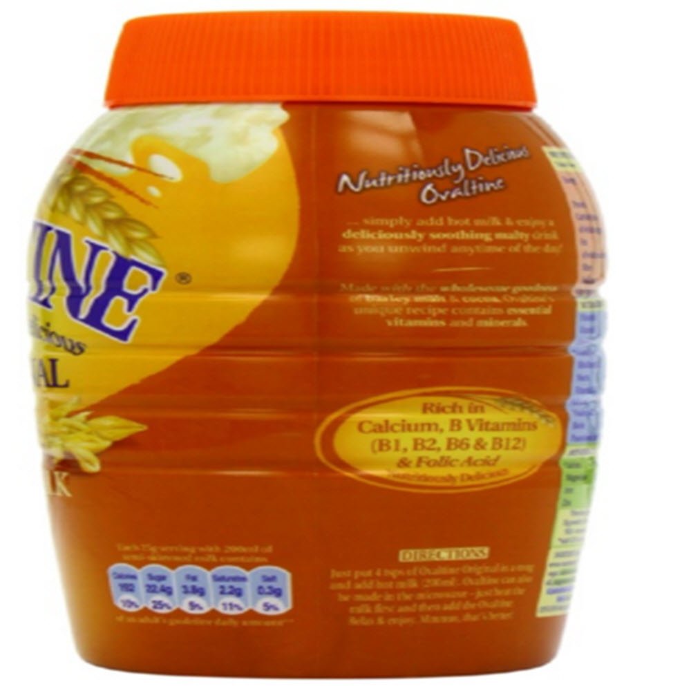 Ovaltine Original Lot de 2 laits ajoutés 800 g