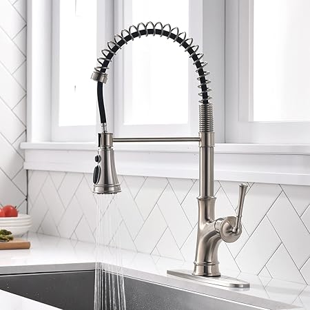 Grifo Cocina Pared Grifos De Cocina De Nu00edquel Cepillado Con