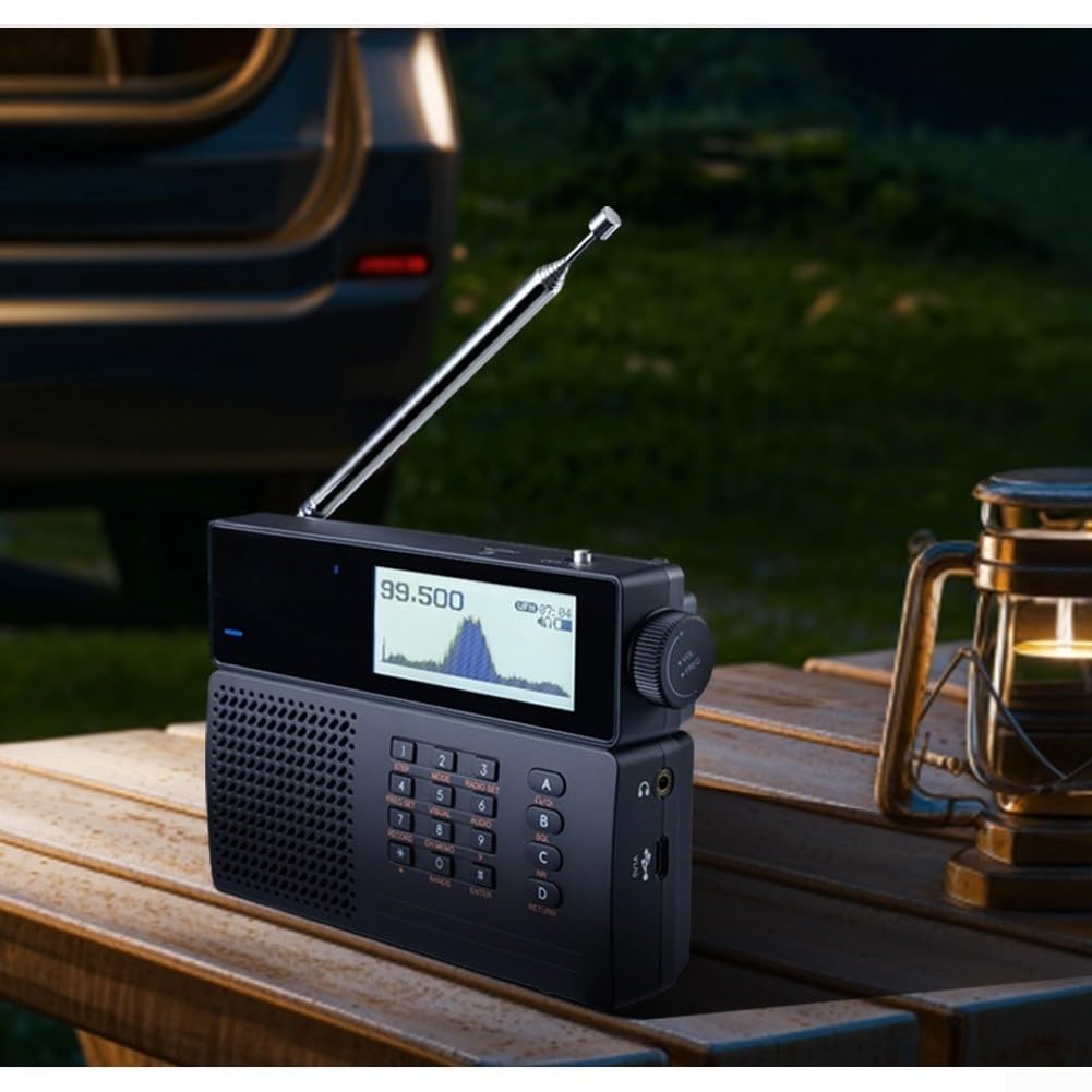 Empfänger, MLite-880 Tragbares Radio mit DAGC & verstellbarem Filter für HF VHF