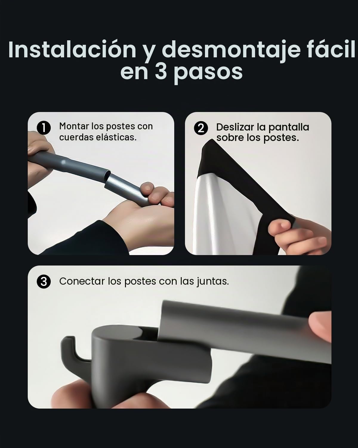 JMGO Pantalla de proyector de 100 pulgadas, soporte 4K/3D/HDR, antiarrugas, alto contraste, proyección frontal y trasera, fácil instalación para cine en casa, películas al aire libre, oficina y juegos