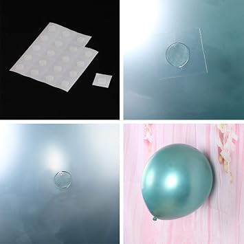 600PCS Clear Dots Glue Removable Double Sided Adhesive Dots for Balloons Sticking Hanging Posters Photos Paper Scrapbooking Walls Candles Making Birthday Wedding Party Decorations Craft Projects