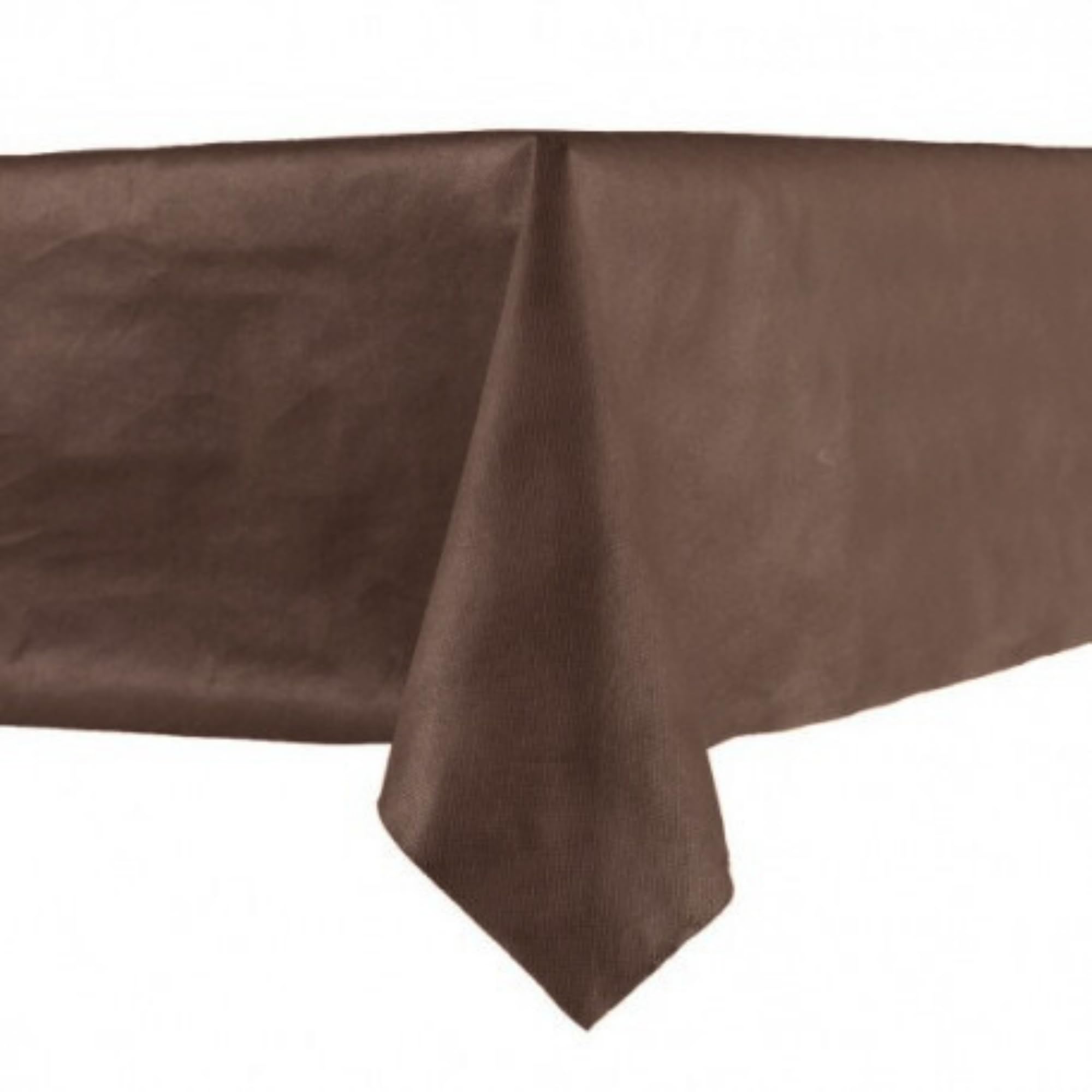 Generico 400 manteles marrones desechables TNT 100 x 100 cm resistentes tipo tela alta gramaje 48 gr cubremesas fiesta restaurante pizzería agroturismo cubremesas cubremanchas desechables impermeables