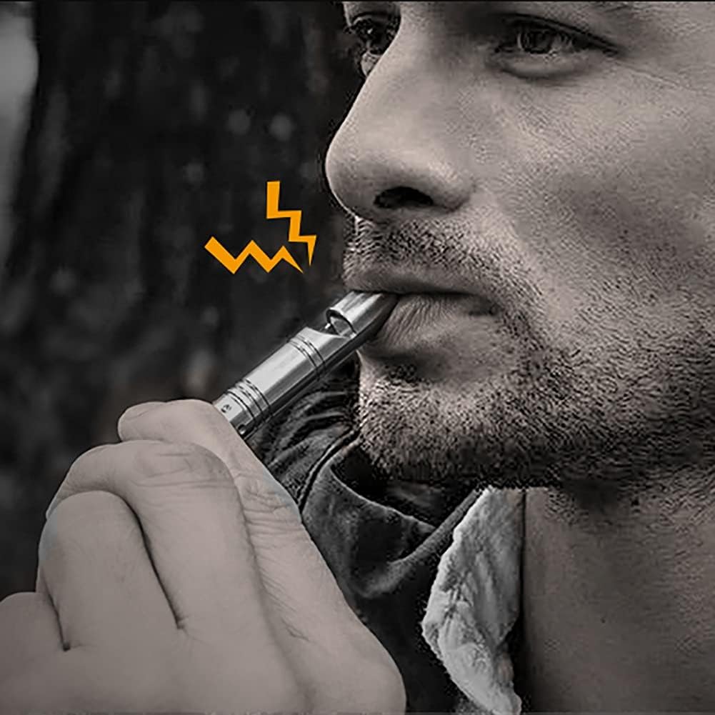 Whistle Emergency Outdoor Treble Survival Whistle 120dB Emergency Equipment Single-Tube Whistle Titanium Alloy