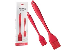 Kitchen Mama WALTZGRIP Platinum Silicone Pastry Brush Set