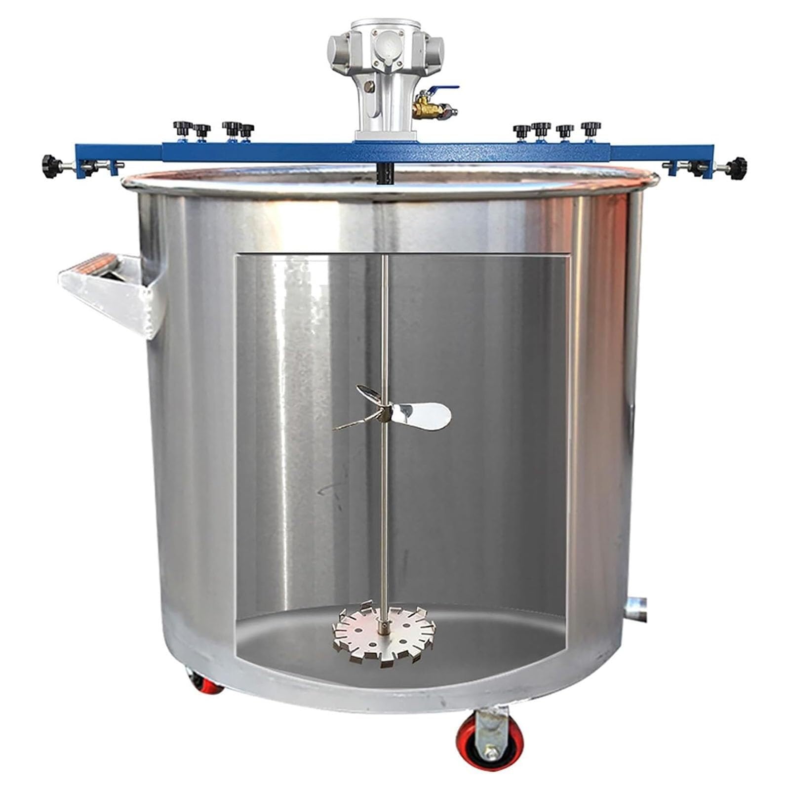 SBCGFY Pneumatic Paint Mixer For Ibc Totes, 265 Gallon Agitator, Air Bracket Mixer Tool For Efficient Paint Stirring And Mixing