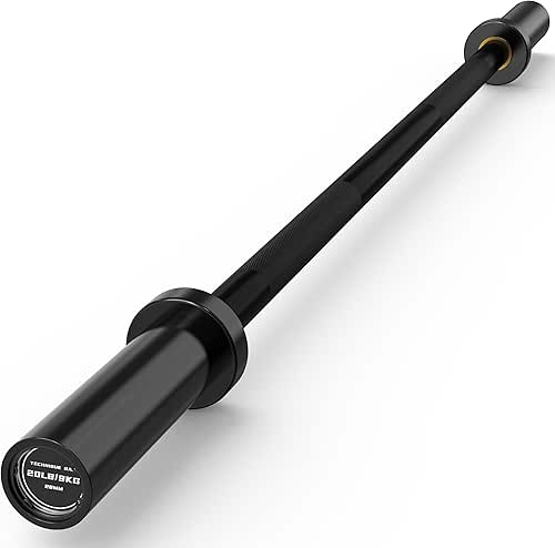 HANDBODE Olympic Barbell, 45lb 2-inch Weight Bar for Bench Press,