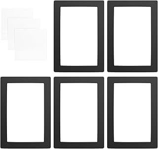 Protection Film,Pedkit Black LCD Gasket 9.5 x 6.7in Protection from Resin Spill with Non-dust Cloths Compatible with ELEGOO Saturn 8.9 Inch Resin 3D Printer Screen