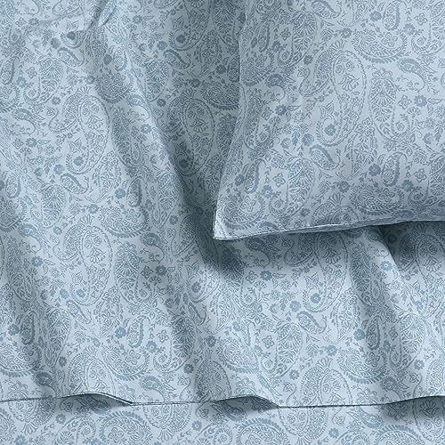 Tribeca Living Cotton Percale Sheet Set - Thumbnail 3