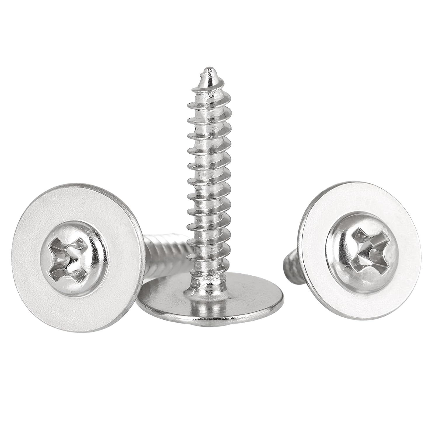 25 Pezzi Viti Autofilettanti a Testa a Croce, M3 x 10 x 8 mm Viti per Legno in Acciaio Inox 304, per Plastica e Legno
