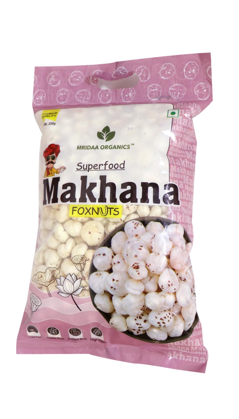 【ももこ】6種類詰合せ×6本+SUIGUNマドンナM6.5Kg Mridaa Organics Premium Makhana Foxnuts, Superfood Snack, High