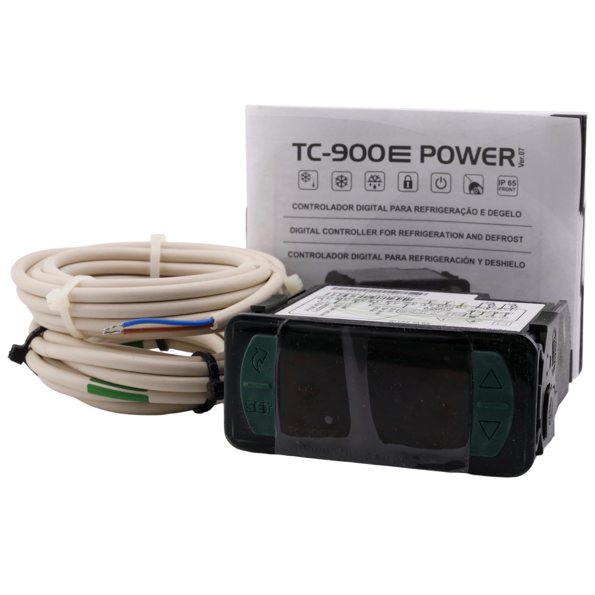 Thermostat de dégivrage numérique TC-900E-POWER pour congélateur industriel et chambre froide