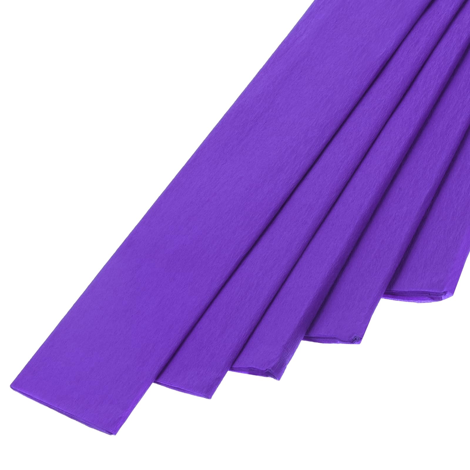 sourcing map 20Pcs Crepe Paper Roll Crepe Paper Decoration 3.1ft Long 2 Inch Wide for Wedding Ceremony Various Festivals Decoration, Dark Purple