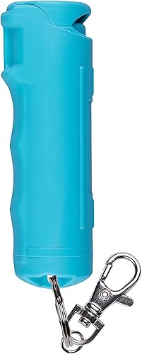 Miniatura 9 de SABRE Spray de pimienta con tapa abatible rápida, espray OC de máxima fuerza policial, llavero para un fácil transporte y acceso rápido, agarre de