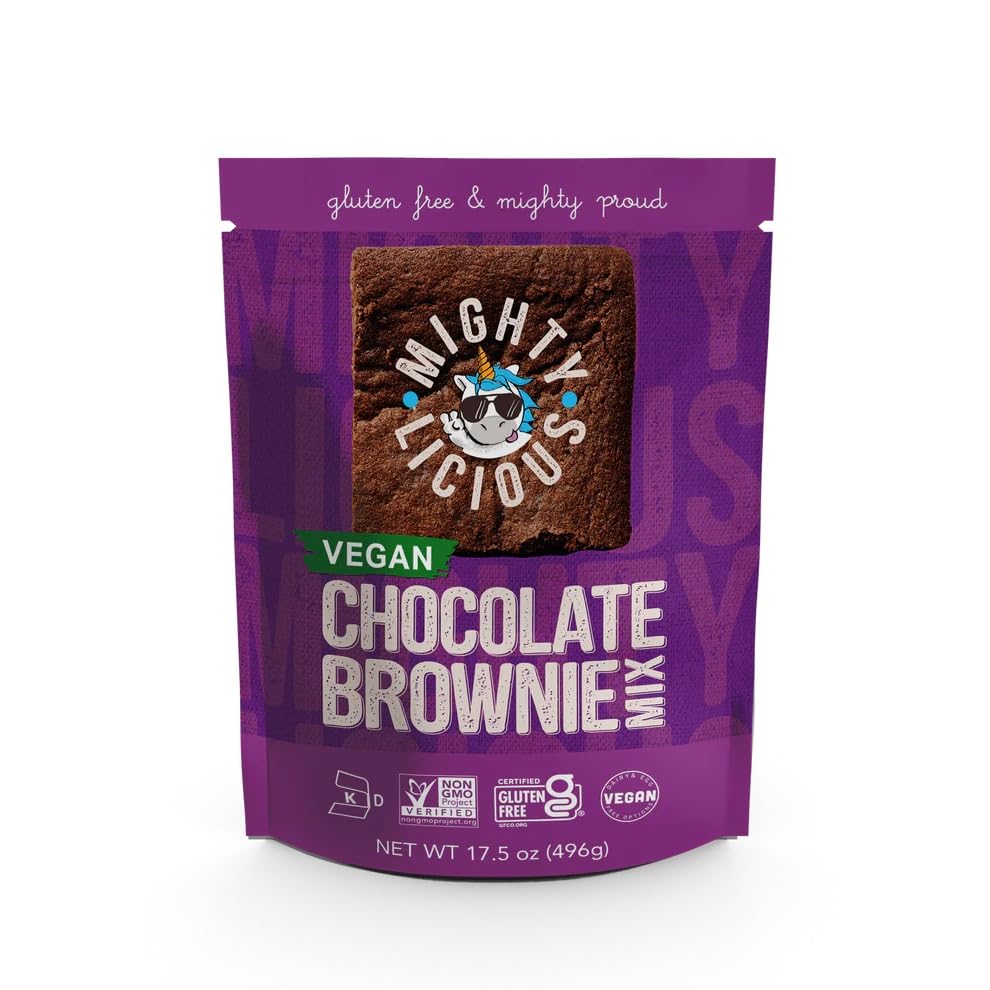 MIGHTYLICIOUS Gluten-Free Baking Bundle – Chocolate Brownie Mix, All-Purpose Flour & Vegan Chocolate Chip Cookies – Plant-Based, Non-GMO, Kosher, Allergen-Friendly (3-Pack) image 5