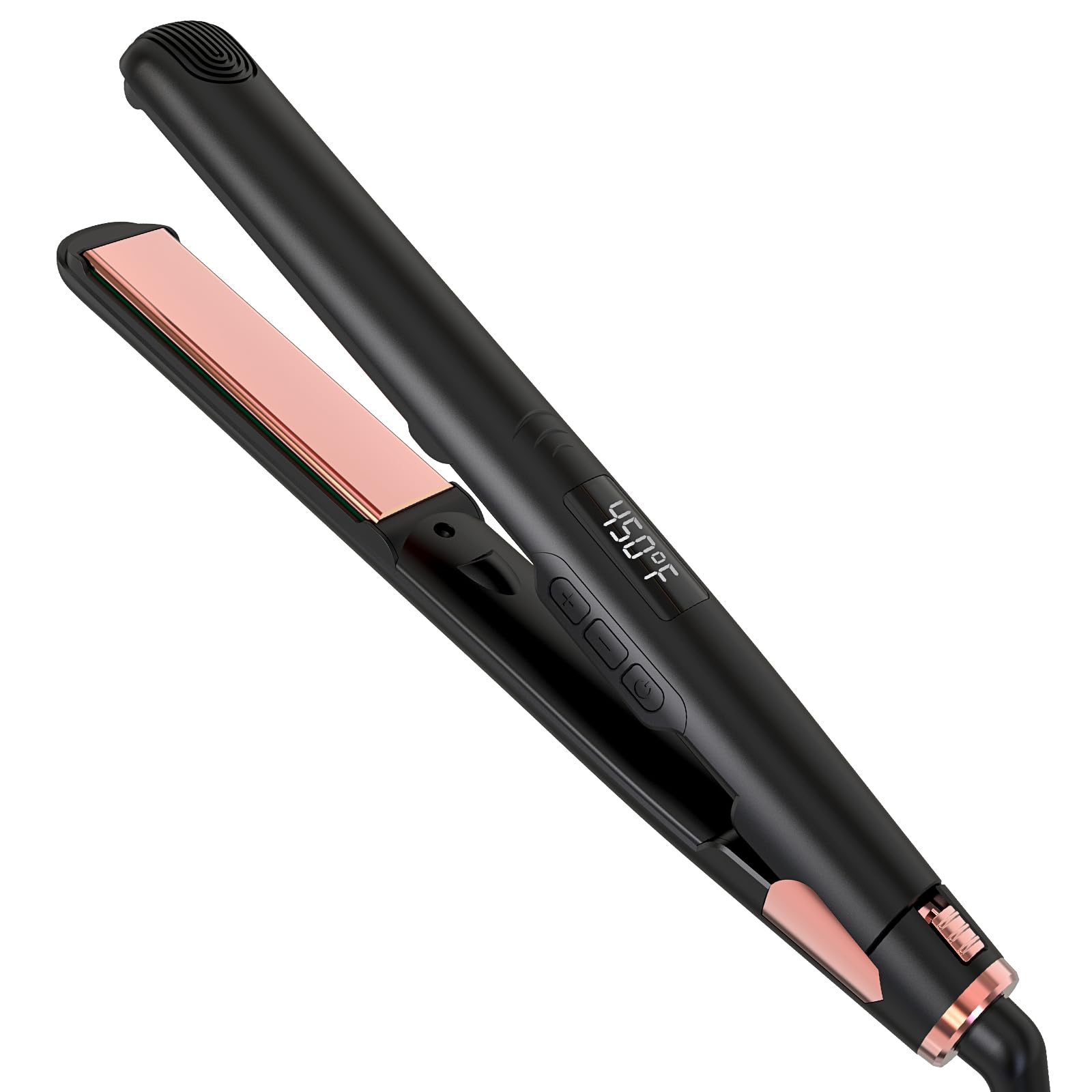 Soffiya Flat Iron Hair Straightener, Ceramic Hair Straightener and Curler 2 in 1, Rapid 30-Second Heat-Up Hair Straightening Iron with Floating Plates