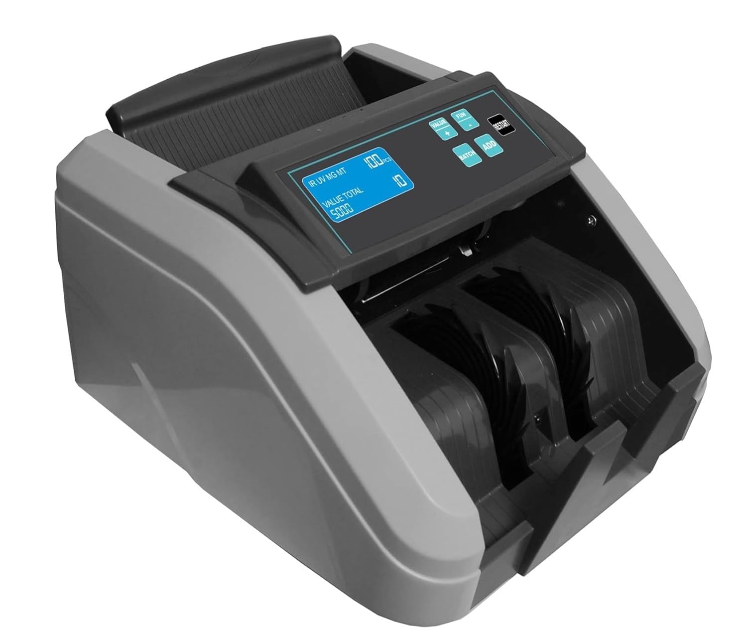 Swaggers Heavy Duty/Latest Updated Super Heavy Duty Note/Currency/Cash/Money Counting Machine with Fake Note Detection for All Old/New Notes.! 1 Year Warranty
