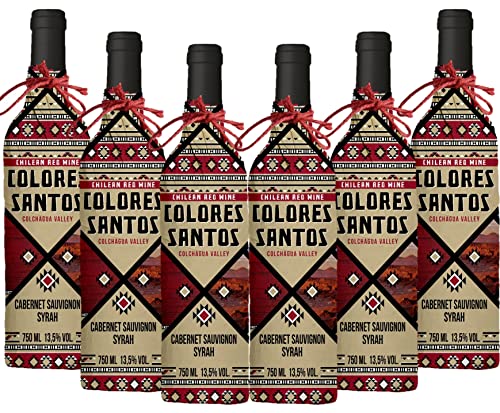 Colores Santos - Vin rouge du Chili - Vallée Colchagua - Cabernet Sauvignon, Syrah (6 x 0,75 L)