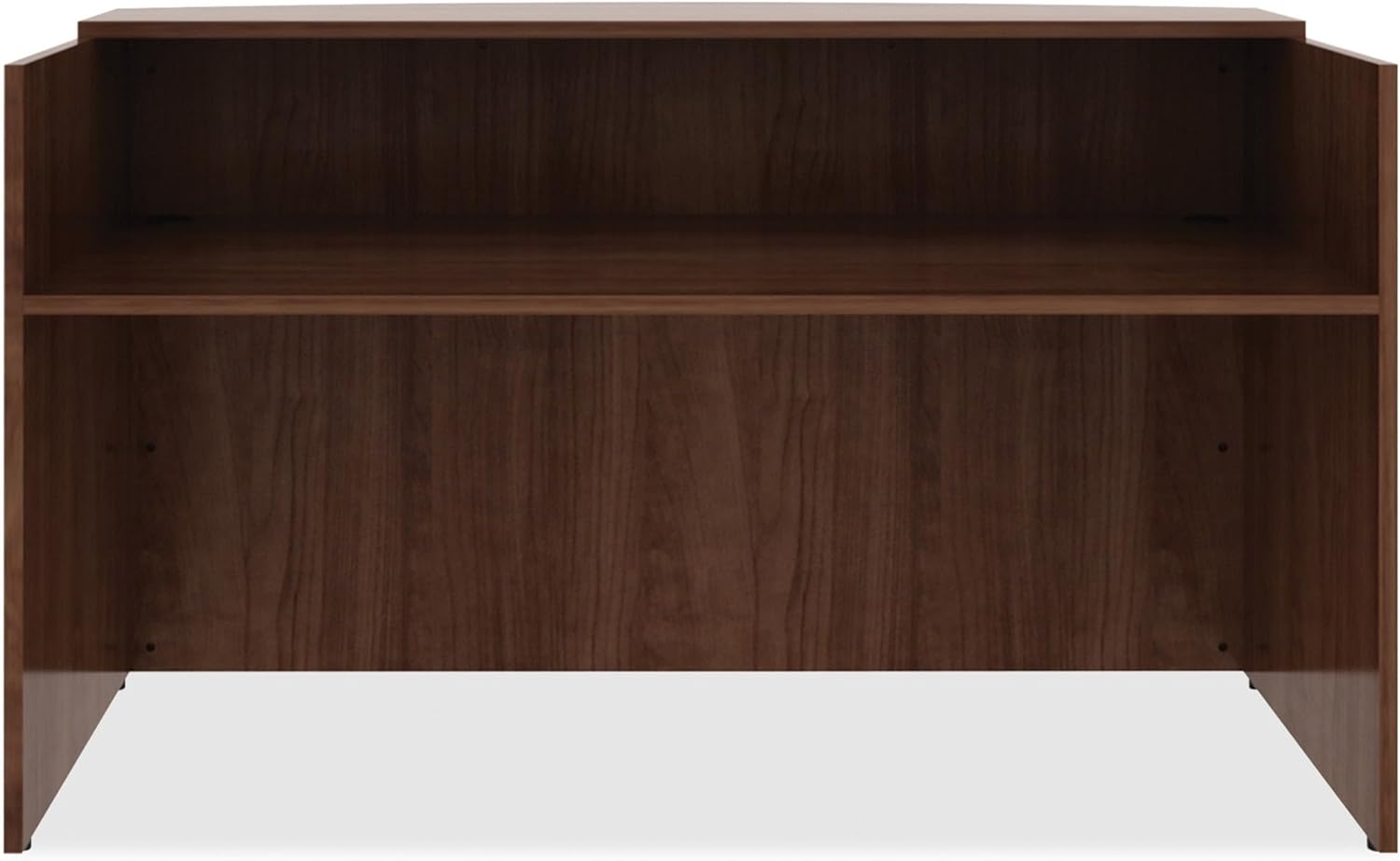 Walnut Laminate High-Quality Office Reception Desk