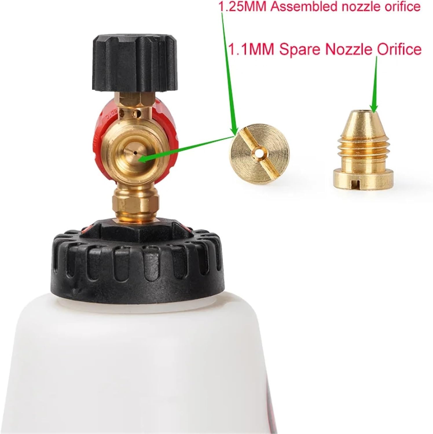 電動フォームガン スノーフォームランス PRO 2.0 高圧洗車機対応各種アダプター 1.2L 大きな口漏れ防止ボトルガン 洗車フォ