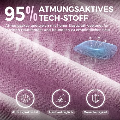 Sedia da Gaming in Tessuto con Cuscino a Molle, Supporto Lombare e Poggiapiedi per Adulti, Sedia da Gioco Ergonomica, Grande e Alta, per Giochi da Ufficio, 135 kg, Rosa - Sedia gaming - Immagine 6