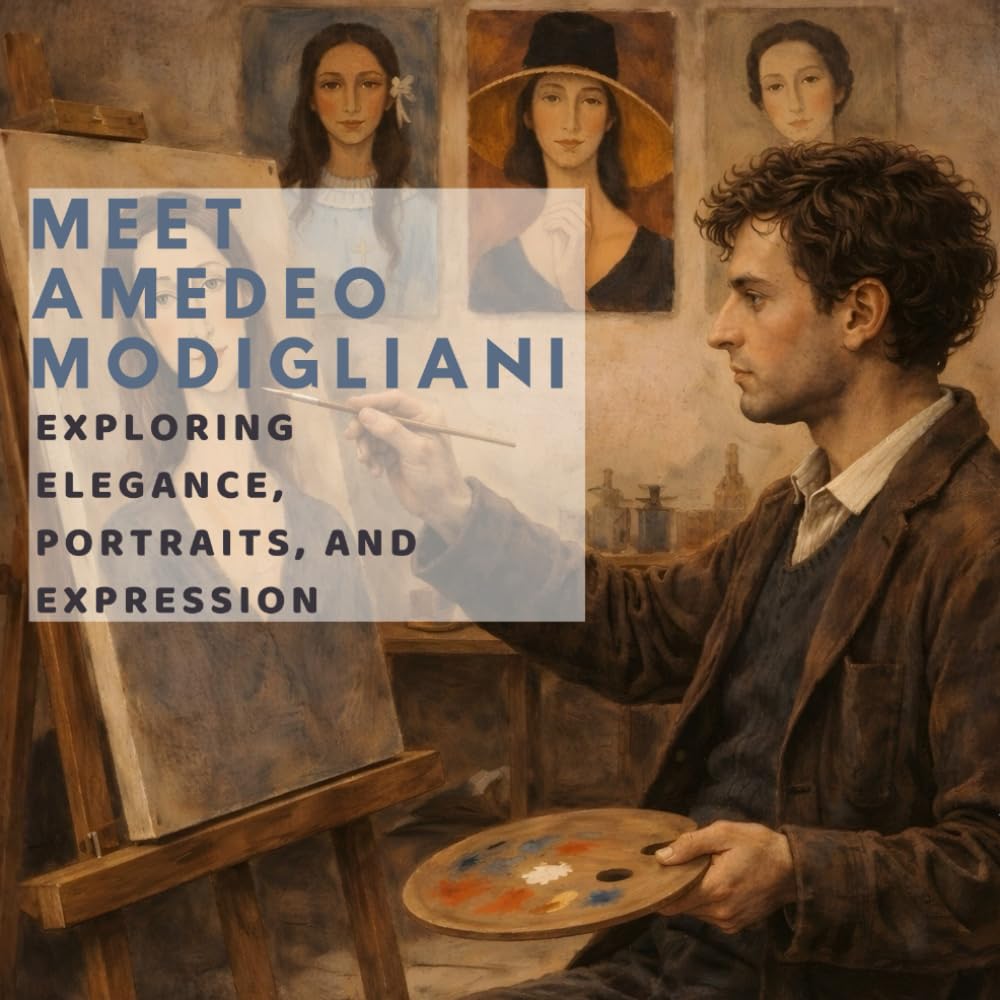 Meet Amedeo Modigliani: Exploring Elegance, Portraits and Expression (Inspired by the Masters)