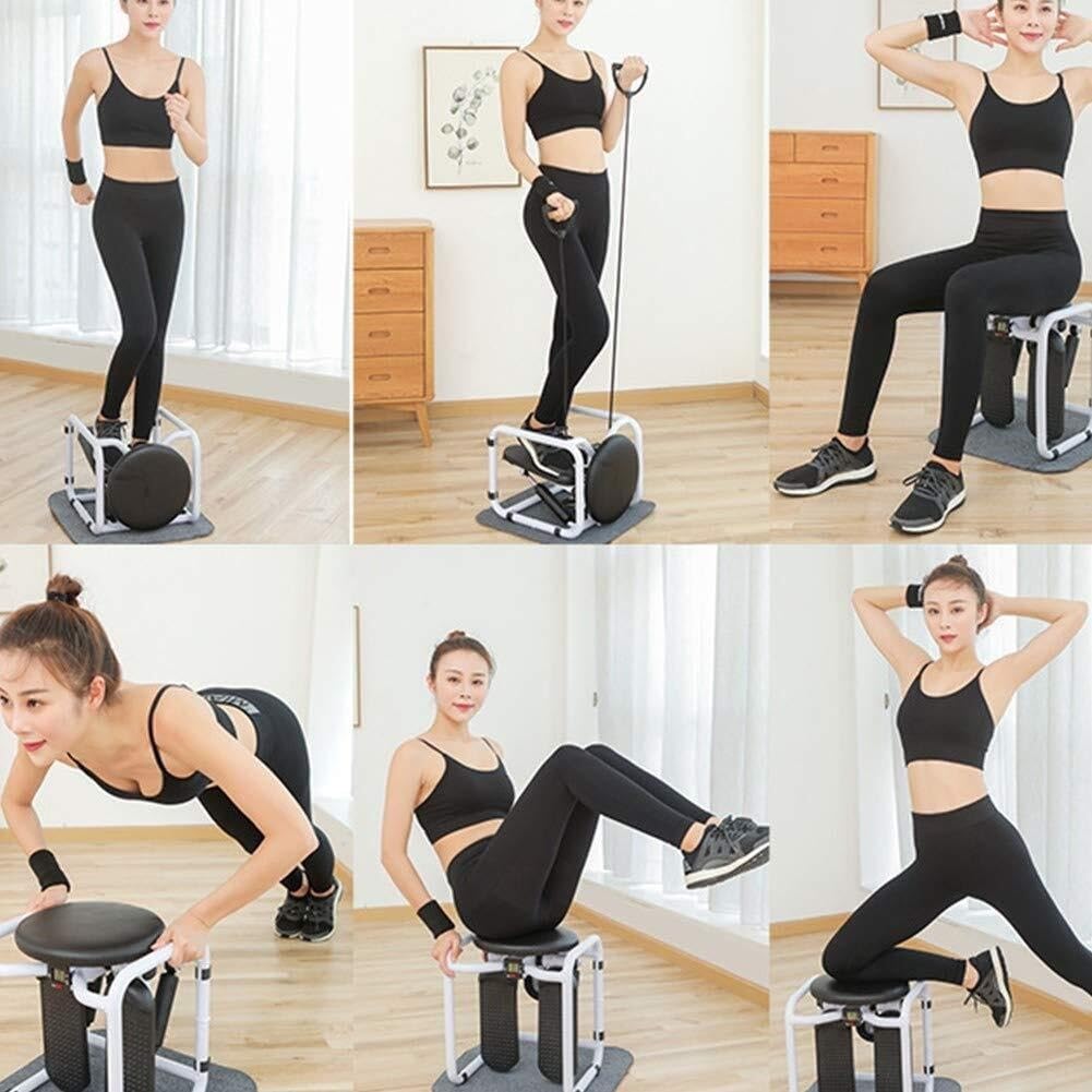 Mini Stepper Aerobic Step Machine do szybkiego spalania tłuszczu – wielofunkcyjny eliptyczny trener do domowej siłowni
