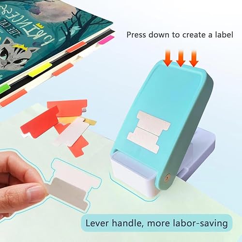 Miniatura 2 de Sticky Index Labs Maker, operado manualmente rápido y fácil de hacer pestañas, se puede utilizar para el hogar, bricolaje y manualidades, escuela,
