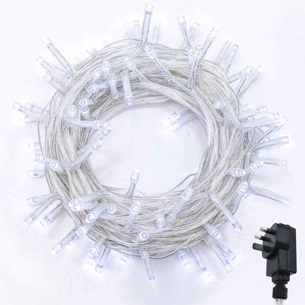Fairy Lights WISD Low Voltage Xmas Lights 22.8M 200 LED White Indoor