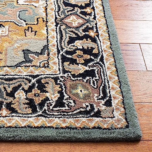 Image of Carpet Mahal Handmade Handwoven Tufted Made of 100% Soft Blended Wool Export Quality Carpets with 1 Inch Thickness (7x10 Feet) Color Multi
