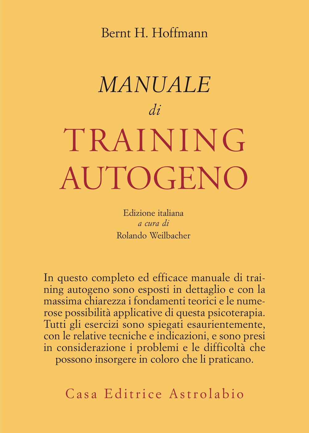 Manuale di training autogeno