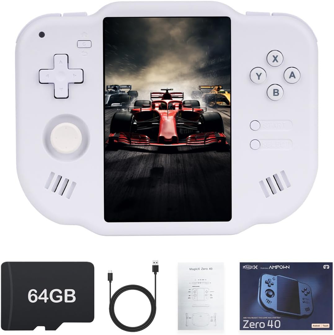 Amazon.com: MagicX Zero 40 Retro Handheld Game Console 4.0 Inch