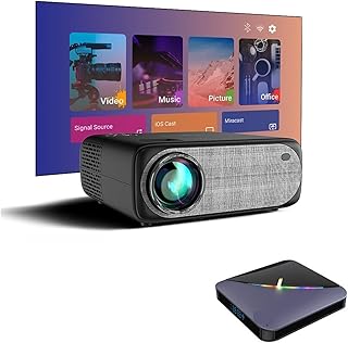 1080P Projector TD97 WiFi Compatible for Android TVBOX LED Full HD Projector Video Proyector Home Theater 4K Movie Cinema Phone Beamer (Color : Multiscreen TV Box)