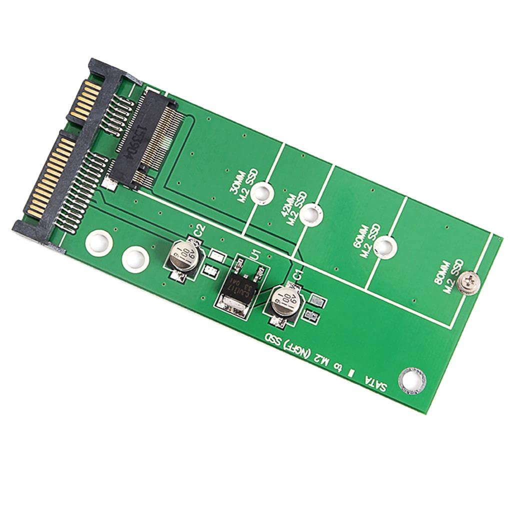Meri Shopp SATA III 3 to B Key M.2 (NGFF) SSD 7+15pin Connector Converter Adapter Card for Laptop Desktop-picture-21