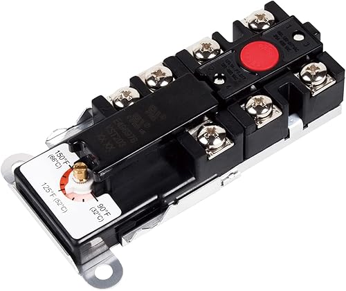 Z ero KST203 Termostato calentador de agua, Termostato superior, certificación UL, Negro