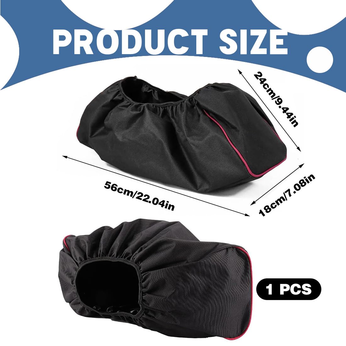 Cubierta de Cabrestante para Automóvil, Oxford Cubierta de Cabrestante Impermeable, Cubierta Protectora para Cabrestante Antipolvo para 8,000 a 17,500 Libras de Capacidad para Remolques SUV