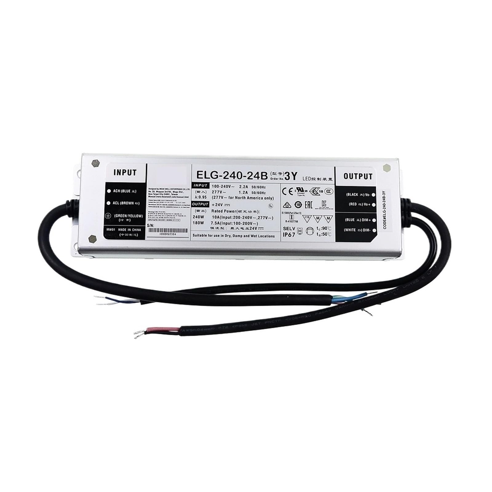 LEOTNNDQ ELG-240 ELG-240-48A 240W 48V 5A Power Supply