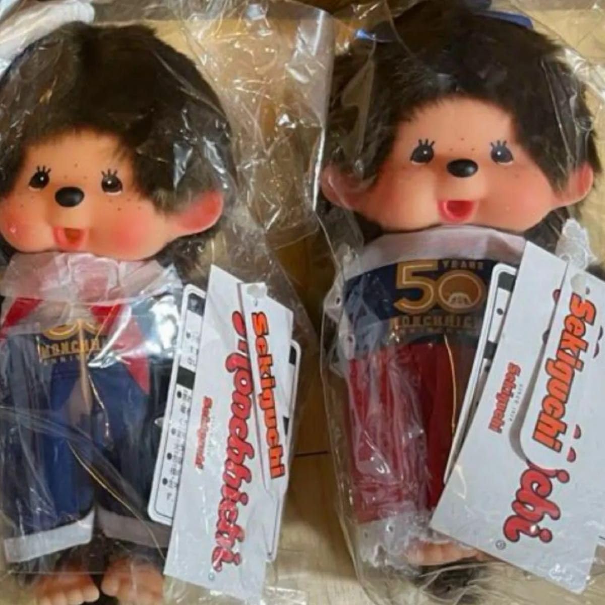 Monchhichiモンチッチ 横浜人形の家限定 50周年 Amazon.co.jp: 横浜 人形の家限定 2個セット ぬいぐるみ