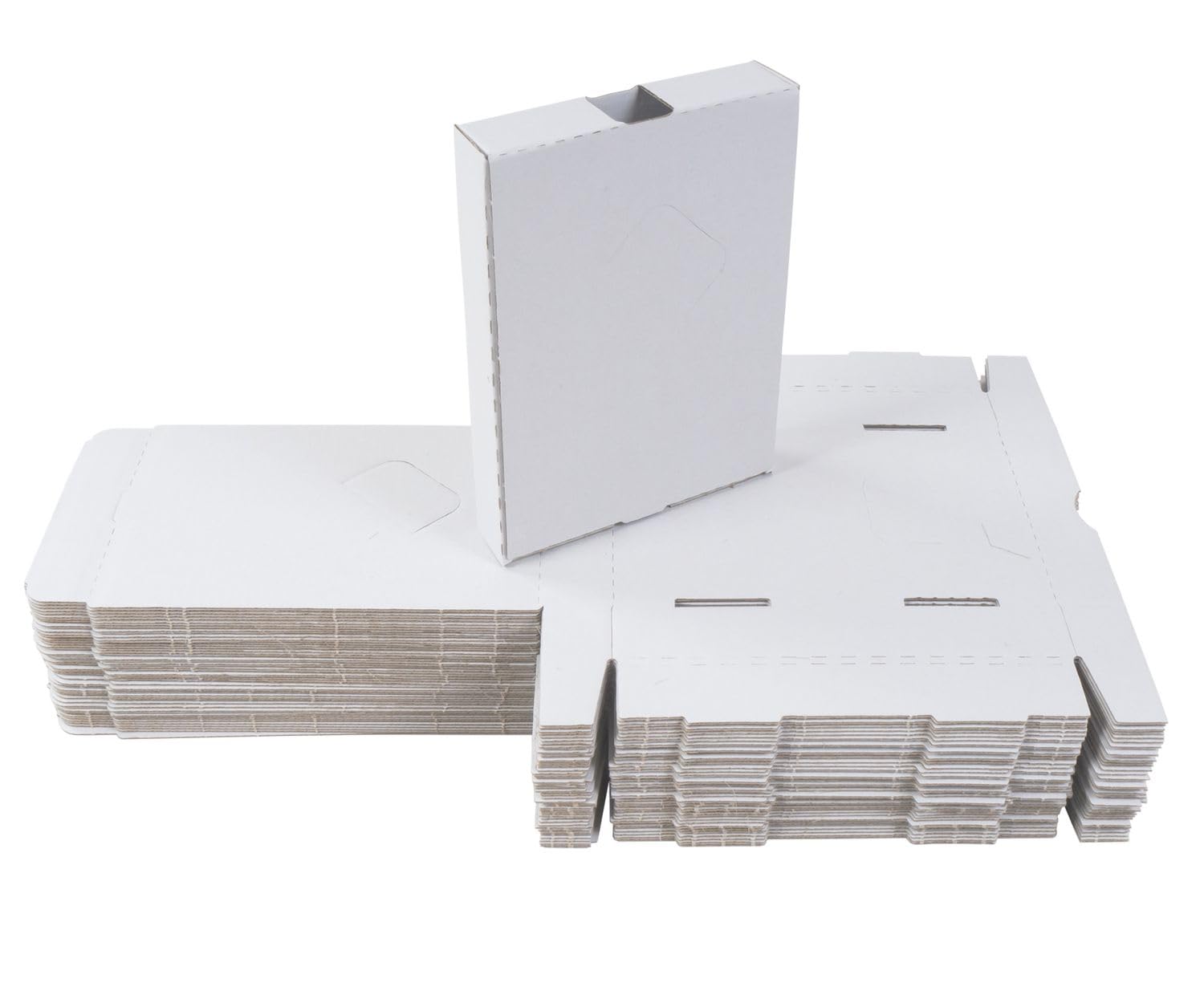 BURI 10 Versandkartons 18,5x13,5x3,5 Cm – Stabile Faltkartons Für Großbriefe & Warensendungen