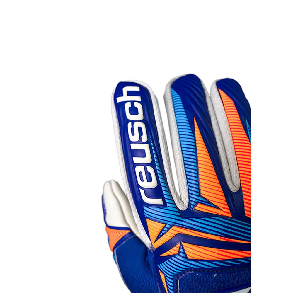 Reusch Guantes de portero para hombre y adulto | agarre fuerte, agarre seguro, comodidad y control | transpirable y resistente | para entrenamiento y juego | césped y césped artificial | tamaño 7 – 11