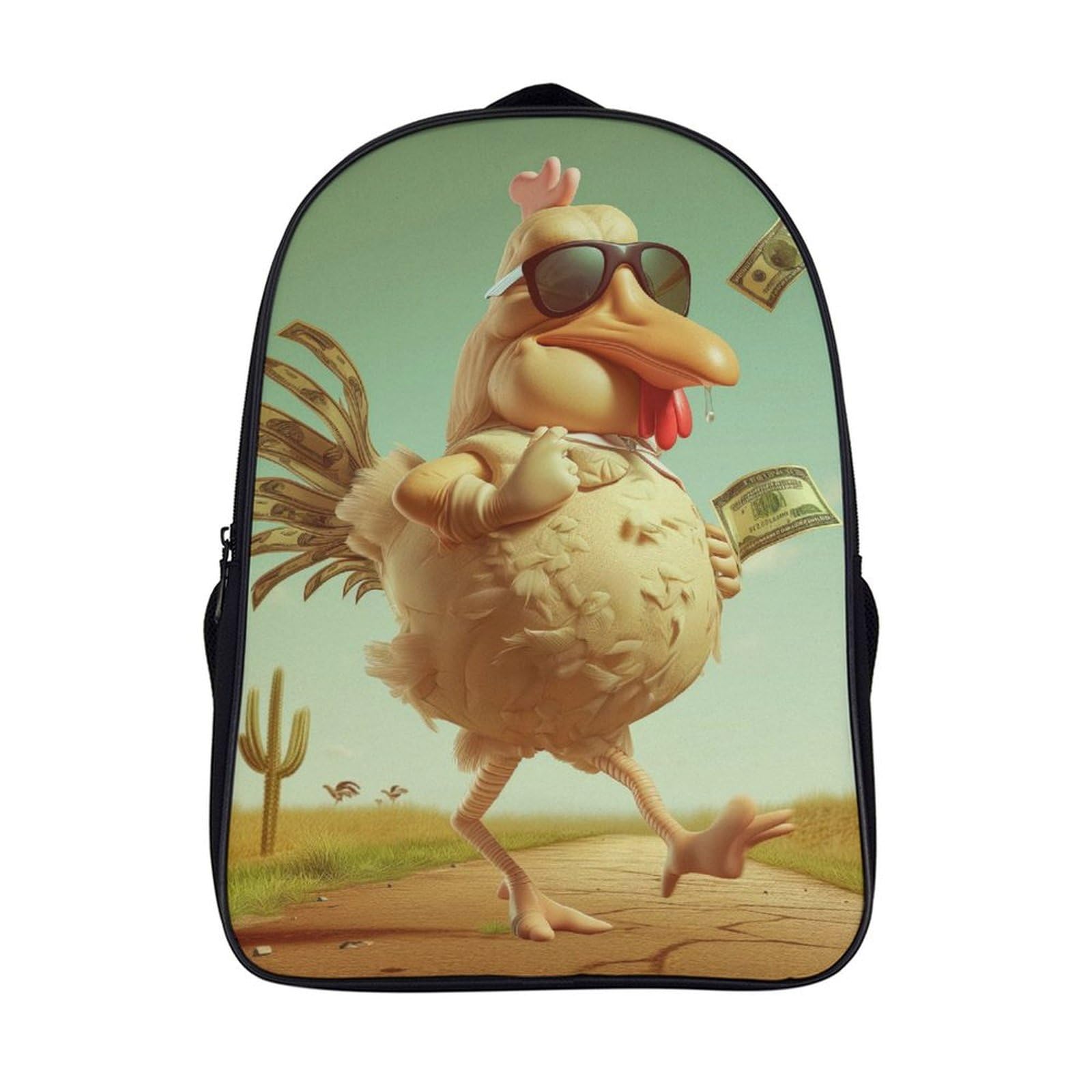 ZHUICHENG Cock Mochila Mochila Escolar Para Infantiles Resistente Al Agua, Correas Ajustables, Regalo Para Cumpleaños Navidad 40x28x16cm