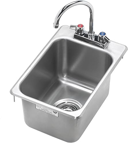 Krowne HS-1419 Krowne - Fregadero de mano desplegable de 12 x 18 pulgadas, HS-1419