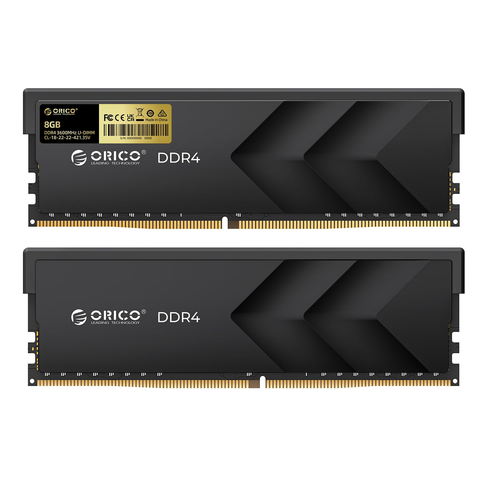 メモリー DDR43600MHz32GB ORICO Raceline RacerCL18 ORICO Raceline Racer DDR4 RAM 16GB Kit (2x8GB) 3600MHz CL18