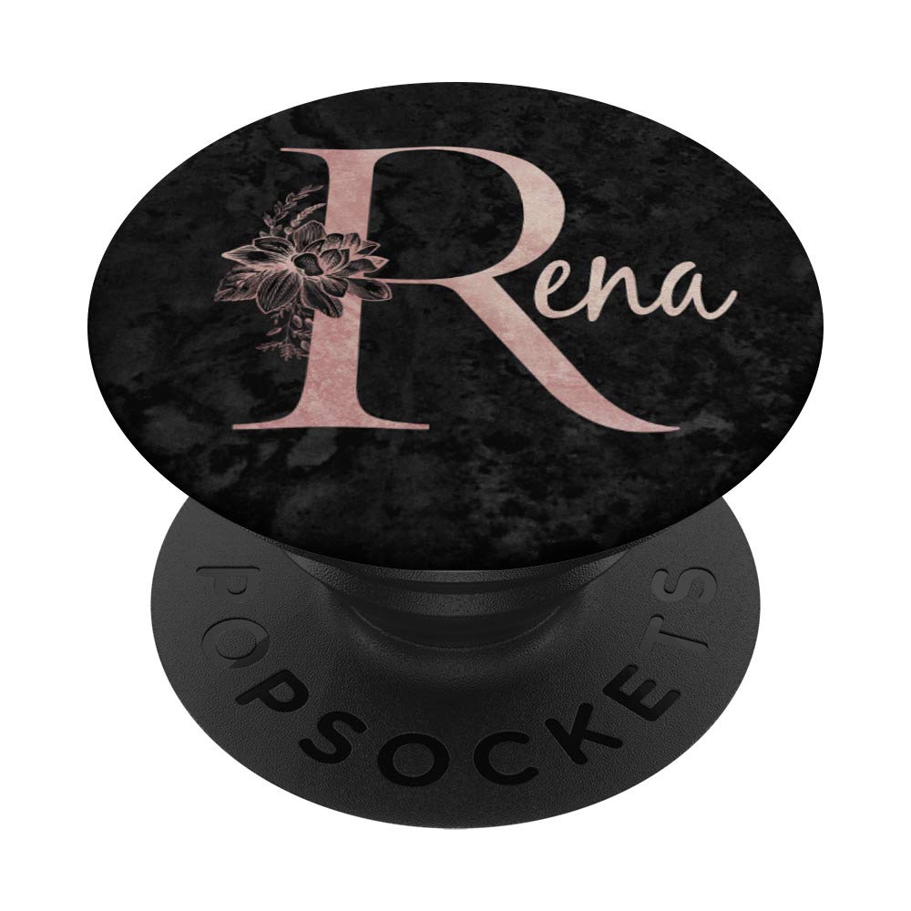✳︎Rena✳︎ Amazon.com: Rena Name Personalized Pink Rose on Black Design