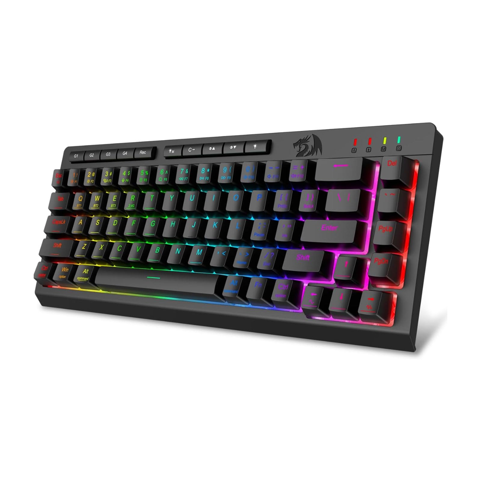 Amazon | Redragon K519 ワイヤレス ゲーミングキーボード 60