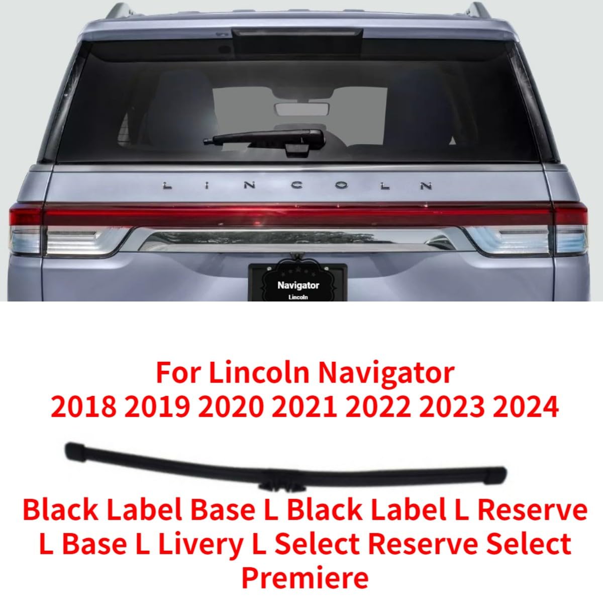 Amazon.com: Rear back windshield wiper blade For Lincoln Navigator