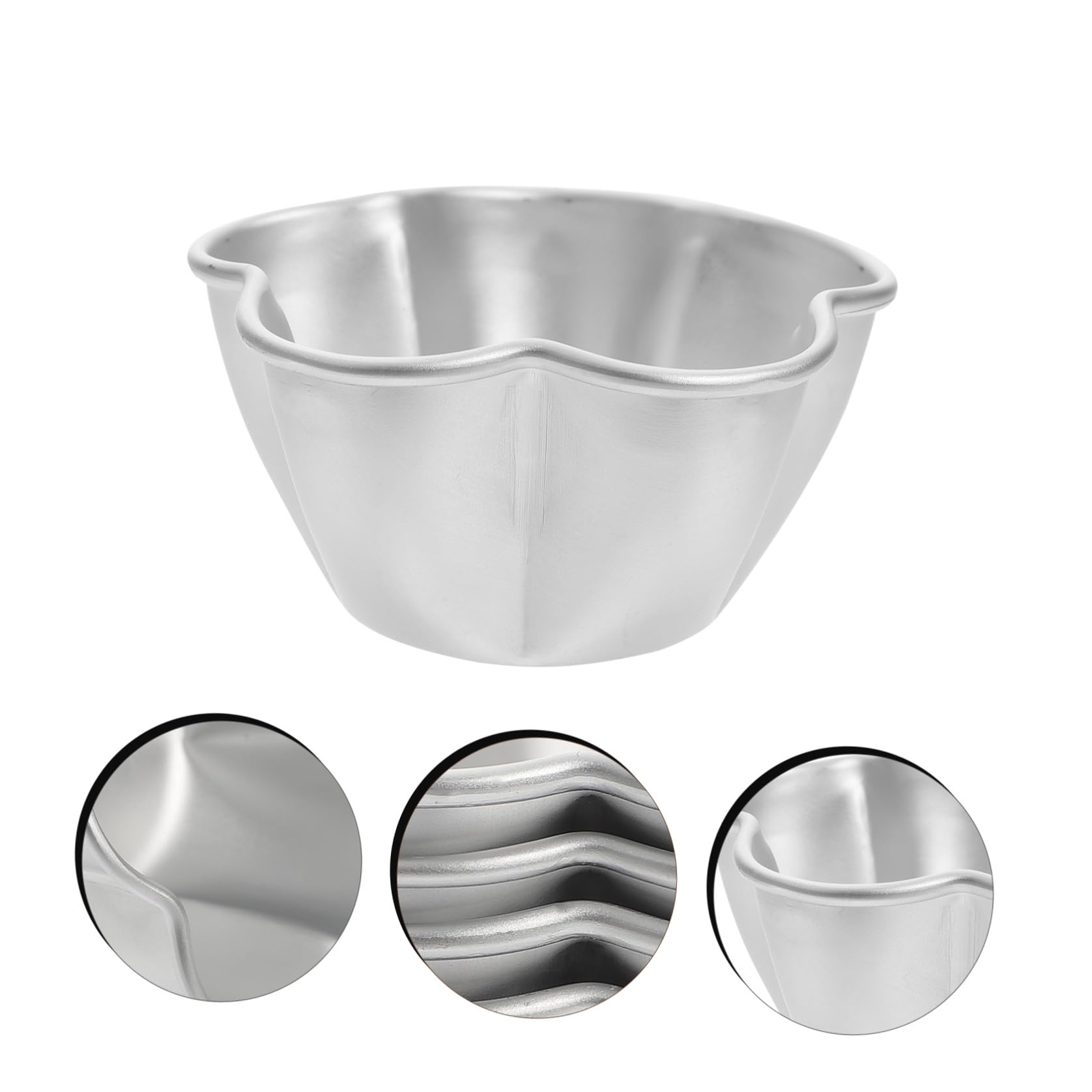 SHOWERORO 16piezas Moldes para Pudding y Flan De Antiadherente De Moldes Forma De Flor para Repostería para Tartas y Muffins Cocina y Pastelería