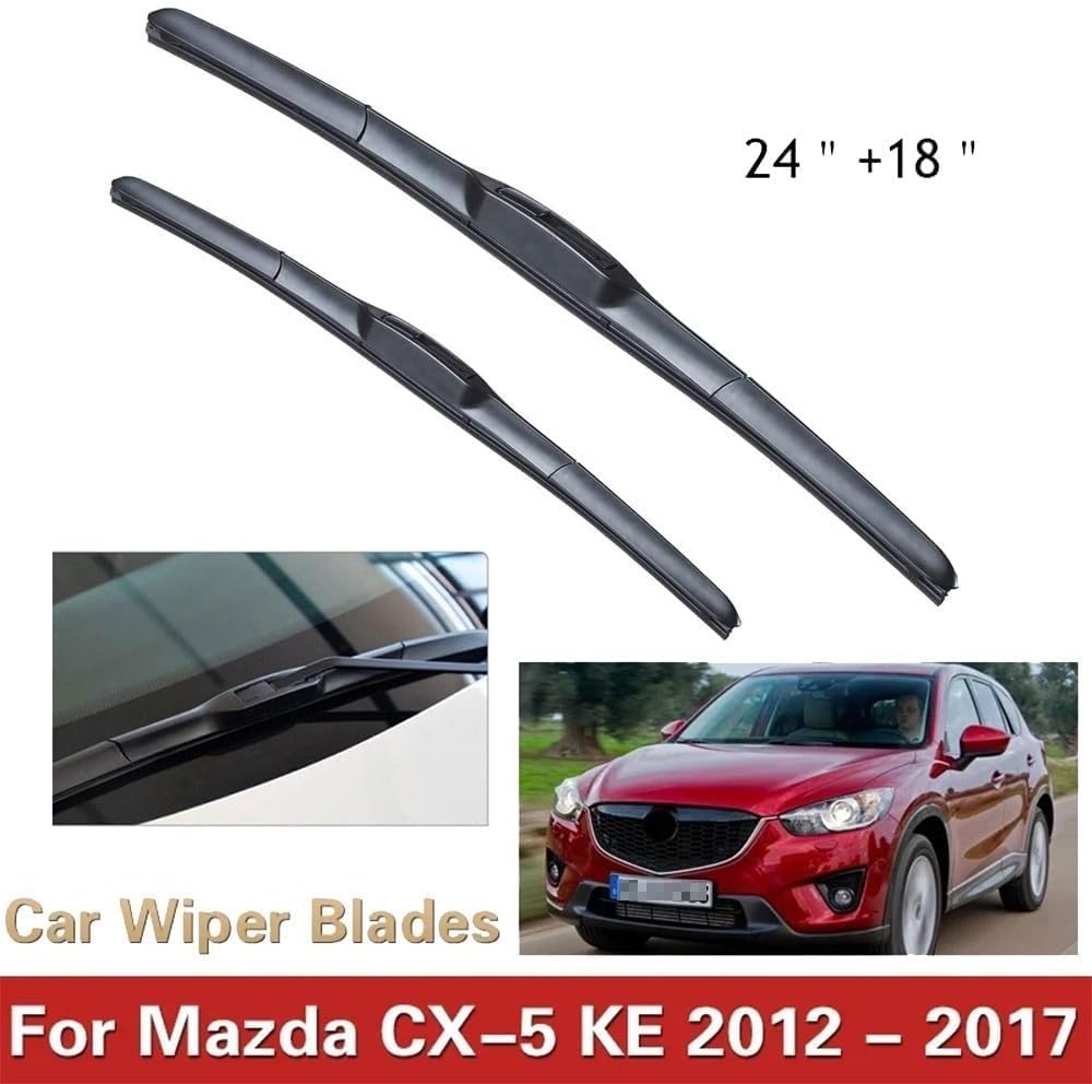 Wycieraczki Pióra wycieraczek przedniej szyby do Mazdy CX-5 CX5 2012-2017, wymienne ostrza Wycieraczki przedniej szyby odporne na każdą pogodę