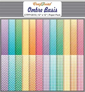 CrafTreat Paper Pack -Ombre Basics 12