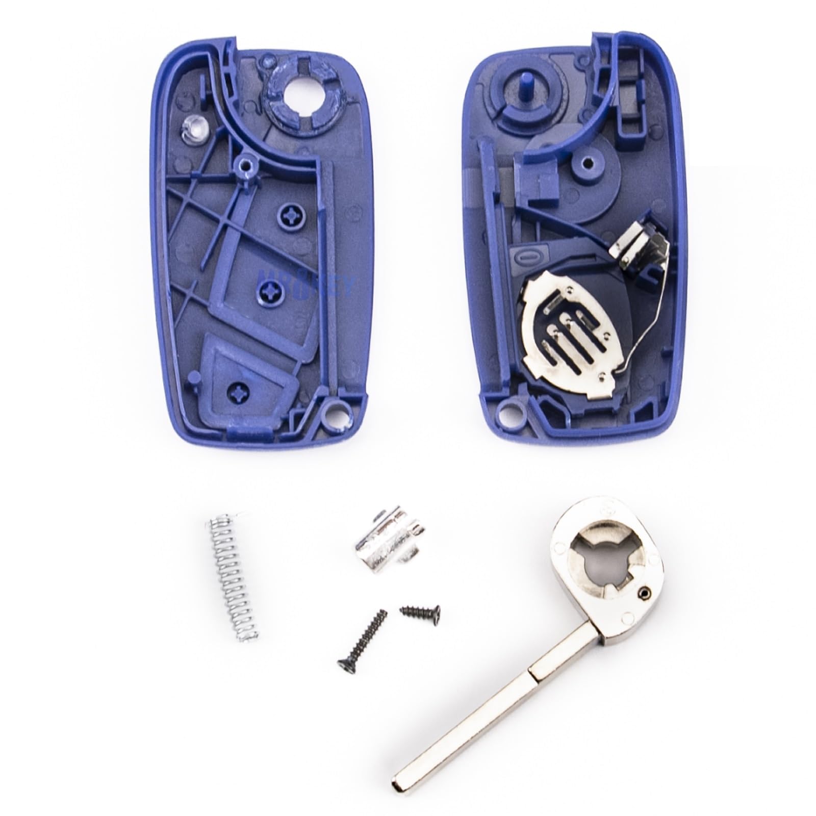 Fiat Panda Grande Punto Ducato Doblò Idea Stilo Cover Chiave Guscio Telecomando 3 Tasti Blu
